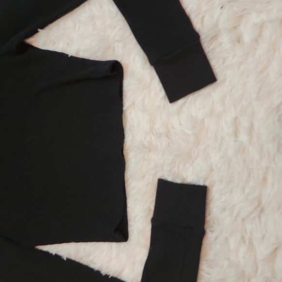 Bluenotes black waffle knit crop top - Picture 3 of 7
